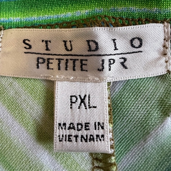 Studio JPR Skirt Womens PXL Multicolor Striped A-Line Maxi Stretch Pull On Boho - Picture 7 of 9